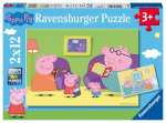 Dėlionė Ravensburger Peppa Pig (Kiaulytė Pepa) 2x12 det
