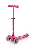 Vaiki&scaron;kas paspirtukas Micro Mini Deluxe Pink