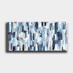 Reprodukcija ant drobės Abstrakcija, 50x120 cm