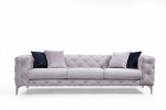 Trivietė sofa Kalune Design Como, &scaron;viesiai pilka