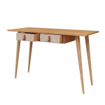 Ra&scaron;omasis stalas Kalune Design Soomin, rudas/baltas