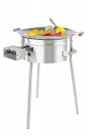 Wok rinkinys GrillSymbol PRO-545 inox, &Oslash;54cm, dujų degiklis,