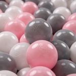 Plastikiniai kamuoliukai baseinui KiddyMoon, 100 vienetų &empty; 7cm