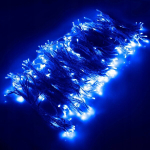 Užuolaida 306 LED 3x3m su pultu, mėlyna