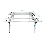 Reguliuojamas darbo stalas 180x140 cm