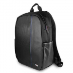 Backpack 16 colių BMW ne&scaron;iojamojo / plan&scaron;etinio kompiuterio kuprinė BMBPCO15CAPNBK juoda anglies tamsiai mėlyna juostelė