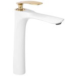 Kriauklės mai&scaron;ytuvas Rea Orbit White Gold High