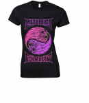 Mar&scaron;kinėliai trumpomis rankovėmis moterims Metallica Yin Yang
