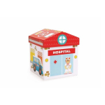 Žaidimų dėžė Play Box Hospital 2in1 Scratch Mix+Play, 6181104