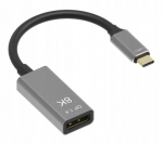 Kabelio adapteris USB-C Display Port 1.4 8K 5K 4K 240Hz