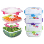 Užkandžių dėžutė Salad To Go, 1,1 l su įrankiais