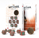Kauliukų rinkinys The Witcher Triss raudonos ir turkio spalvos