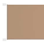 vidaXL Vertikali markizė, taupe spalvos, 180x1000cm, oksfordo audinys