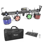 BeamZ SHOWBAR 2x PAR, 2x Butterfly ir R/G Laser DMX IRC