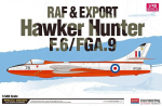 Klijuojamas Modelis Academy 12312 RAF & Export Hawker Hunter F.6/FGA.9 1/48