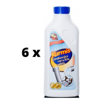 Kanalizacijos vamzdžių valiklis KURMIS, skystas, 500 ml x 6 vnt. pakuotė