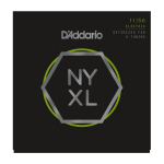 Stygos elektrinei gitarai D'Addario NYXL1156