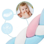 Lovytės apsauga - pynė, 3 m, mėlyna ir rožinė