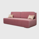 Sofa-lova Ovals, &scaron;viesiai rožinės spalvos