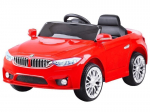 Dvivietis elektromobilis BMW, raudonas