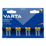 Elementai &scaron;arminiai Varta Longlife Power AAA, 8 vnt