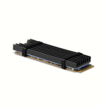 Axagon CLR-M2L6 SSD Au&scaron;inimo Sistema Juoda Radiatorius