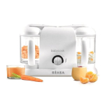BEABA, Babycook Duo, 4 in 1 kūdikių robotas, XXL talpa, balta