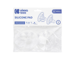 Atsarginiai įdėklai pientraukiui KikkaBoo Silicone Pad Clear