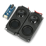 Garso i&scaron;plėtimas + 2x 5W garsiakalbis, skirtas Raspberry Pi Pico - Waveshare 20167