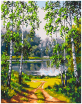 Pie&scaron;imo rinkinys I&scaron; giraitės 40x50