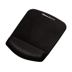 Kilimėlis pelei su rie&scaron;o atrama FELLOWES PlushTouch&trade; (9252003), juoda sp.