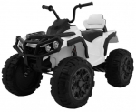 Vaiki&scaron;kas elektrinis keturratis Quad ATV, baltas