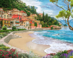 Tapyba pagal skaicius TM Varvikas Seaside Town MG2417e 40x50 cm
