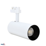 Verko 1-fazis 24w Led bėginis &scaron;viestuvas, 3000k, 1920lm, baltas