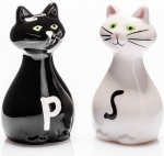 Druskos ir pipirų indeliai CATS