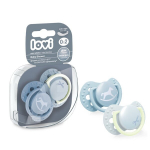 Silikoninis čiulptukas Lovi Baby Shower Boy, 0-2mėn., 2 vnt.