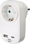 Brennenstuhl C tipo lizdas ir Usb-a adapteris