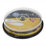 Diskai HP DVD-R 4.7GB 16x 10 vnt.