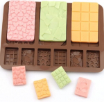 Silikoninė forma mini &scaron;okolado plytelėms