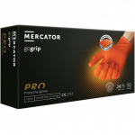Vienkartinės nitrilinės pir&scaron;tinės GoGrip orange XL, 50 vnt., XL