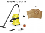 Karcher WD 3 V-17/4/20 *EU + 5vnt mai&scaron;elių