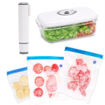 Vakuuminė maisto laikymo dėžutė su vakuuminiu oro i&scaron;siurbimo įrenginiu LIVMAN HVS001