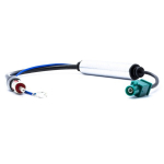EinParts, Antenos perėjimas/adapteris FAKRA ki&scaron;tukas - DIN lizdas Audi, Mercedes, BMW, VW, Opel, Peugeot, Renault