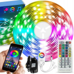 Led rgb juosta su wifi bluetooth nuotolinio valdymo pultu IP20 5 m, LED RGB juosta su WiFi BLUETOOTH nuotolinio valdymo pultu IP20 5 m