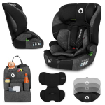 Lionelo Levi One i-Size Black Grey automobilinė kėdutė, 76-150 cm, juoda/pilka