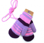 Pir&scaron;tinės mergaitėms Knitas 607*03, violetinės