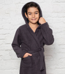 Chalatas berniukams Cocoon 581007 01,pilkas