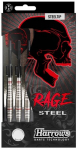Smiginio strėlyčių komplektas Harrows Darts Steeltip Rage, 3x22g