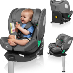 Lionelo Braam i-Size Grey Stone automobilinė kėdutė, 0-36 kg, 360&deg;, pilka