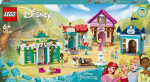 LEGO&reg; 43246 Disney Princess Disney Princess nuotykiai turguje, žaislas su 4 mini lėlėmis: Arielis, Pelenė